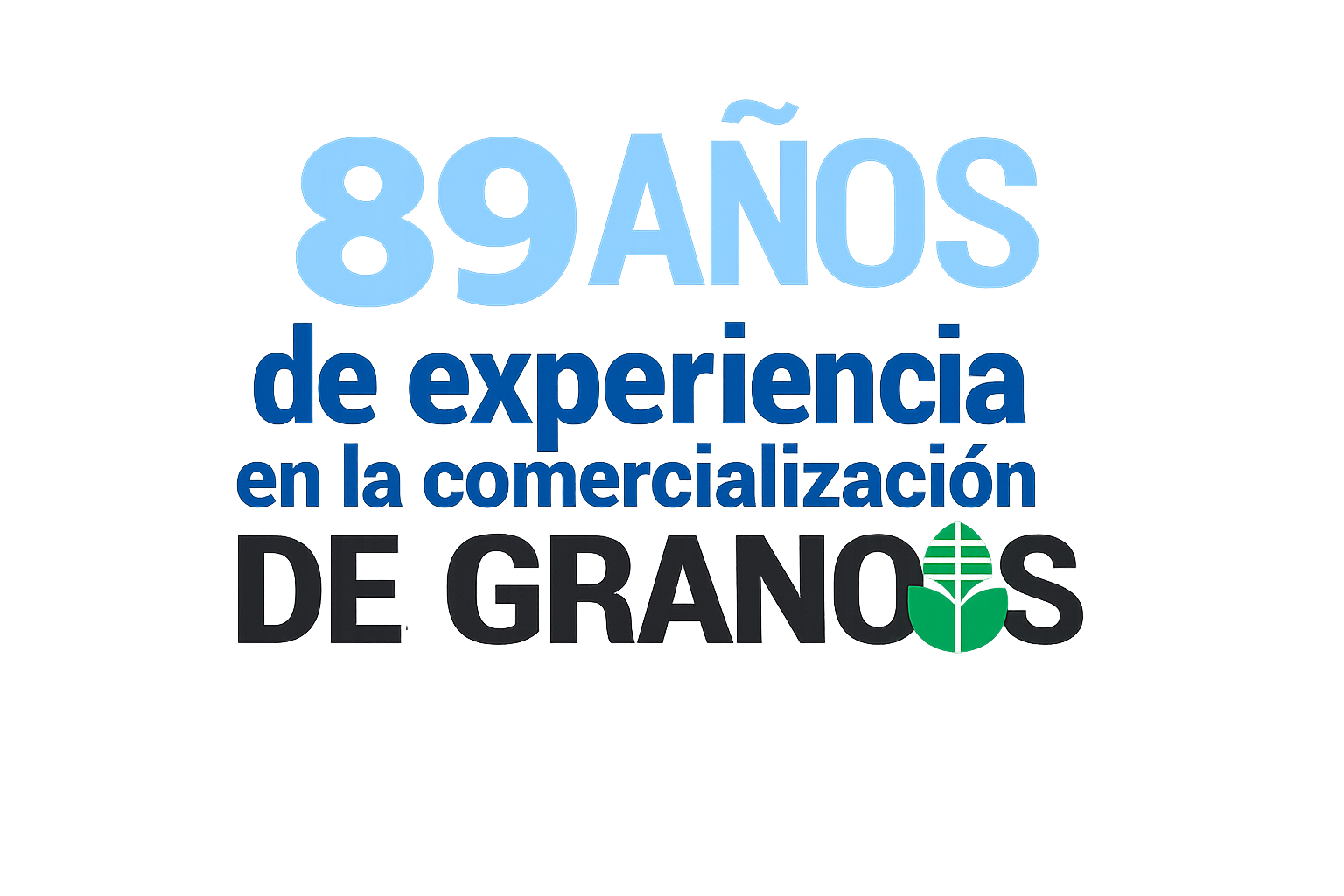 89 Años de experiencia en la comercialización de granos